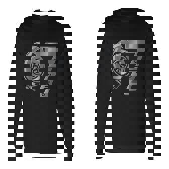 67 Turbo Engine Number Graphic With Mechanical Theme Long Sleeve T-Shirt | Mazezy