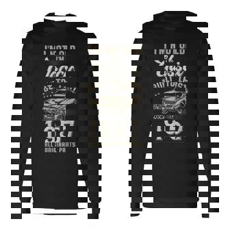 69歳の誕生日 1957年生まれのクラシックカー 長袖Tシャツ - Kawaiitshirt