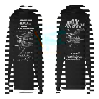 76年前に建てられた古いヴィンテージ飛行機76歳の誕生日男性。 長袖Tシャツ - Kawaiitshirt