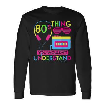 80年代コスチューム 1980年代テーマ パーティー 80年代スタイル ファッション衣装 長袖Tシャツ - Kawaiitshirt