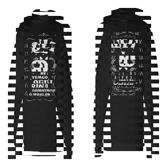 80年前に建てられたヴィンテージファニー80歳の誕生日。 長袖Tシャツ - Kawaiitshirt