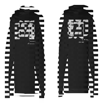 870 Area Code Caraway Arkansas Long Sleeve T-Shirt | Mazezy