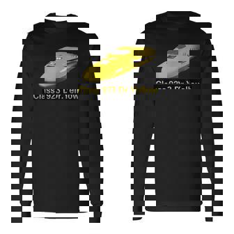 923形ドクターイエローT4３Dクール 長袖Tシャツ - Kawaiitshirt