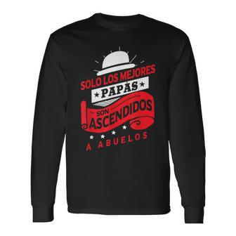 Abuelo Embarazado Anunciar Abuelos Primerizos Abuelito Camiseta de manga larga - Regaloses
