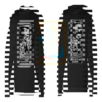 The Accountant Tarot Card Accounting CPA Bookkeeper Long Sleeve T-Shirt | Mazezy