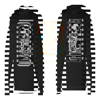 The Accountant Tarot Card Accounting CPA Bookkeeper Long Sleeve T-Shirt | Mazezy