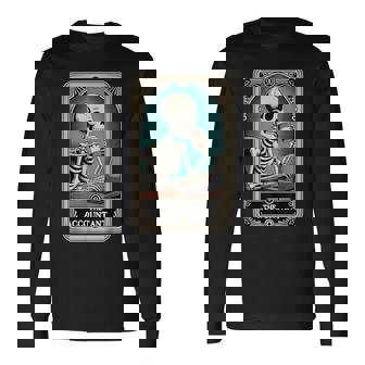 The Accountant Tarot Card CPA Accounting Tax Bookkeeper Long Sleeve T-Shirt | Mazezy