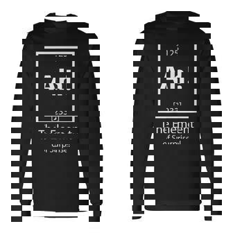 Ah The Element Of Surprise Chemistry Science Humor Long Sleeve T-Shirt - Thegiftio