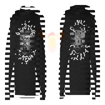 Al-Moose Christmas Moose Long Sleeve T-Shirt | Seseable CA