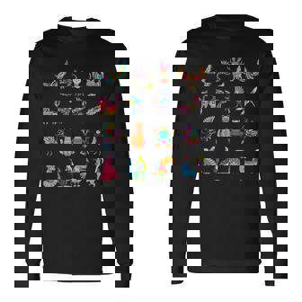 Alebrijes 動物 生き物 メキシコ 民芸品 ヒスパニック系遺産 長袖tシャツ 長袖Tシャツ - Kawaiitshirt