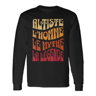 Altiste Homme Mythe Légende Cadeauioloniste Prof Deiolon T-shirt à manches longues - Cadeauxyz