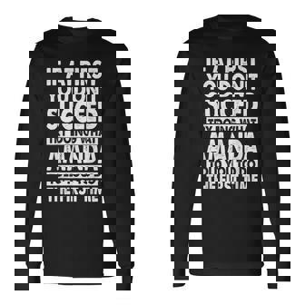 Amanda Name Personalized Birthday Christmas Joke Long Sleeve T-Shirt - Thegiftio