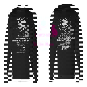 Amante De Los Gatos Con Diseño De Gato A Luna Con Texto En Inglés I Love My British Longhair Camiseta de manga larga - Regaloses