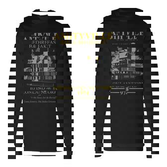 Amityville Bed & Breakfastéjour Pour Le Cimetière Indien T-shirt à manches longues - Cadeauxyz