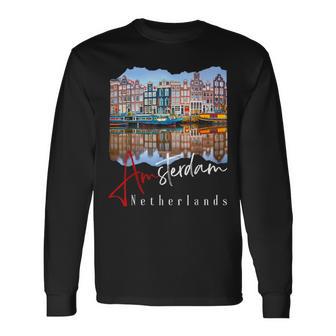 Amsterdam Niederlande Holland Amsterdam Langarmshirts - Geschenkecke