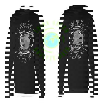 Analyze Eco Data Climate Scientist Analyst Programmer Earth Long Sleeve T-Shirt | Mazezy