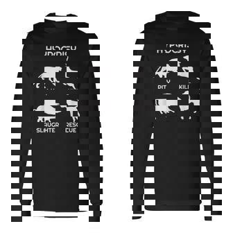 Animal Rights Hypocrisyegan 長袖Tシャツ - Kawaiitshirt