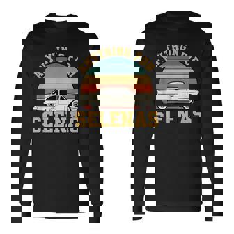 Anything For Selenas Retro Car Sunset Classic Fan Long Sleeve T-Shirt | Seseable FR