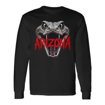 Arizona Az Distressed Vintage Long Sleeve T-Shirt | Mazezy
