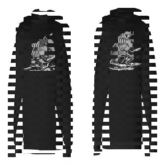 Armadillo Model Rocket Launch Prep Long Sleeve T-Shirt | Mazezy