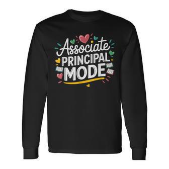 Associate Principal Mode Assistant Principal And Principal Long Sleeve T-Shirt - Monsterry