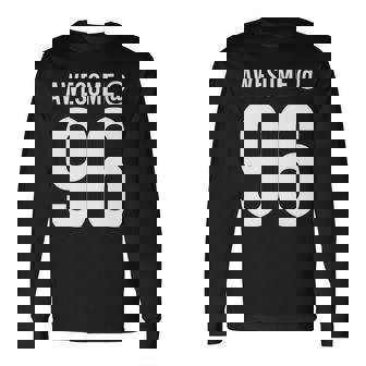 Awesome At 96 面白い96歳の誕生日のお祝いに 長袖tシャツ 長袖Tシャツ - Kawaiitshirt