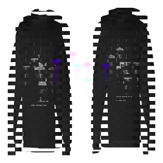 Awesome Cute Underwater Fish Sea Just Go With Flow Jellyfish Long Sleeve T-Shirt - Thegiftio