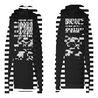 Awesome T-Rex Stegosaurus Triceratops Brontosaurus T Rex Long Sleeve T-Shirt | Mazezy