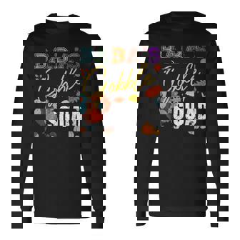 Baba's Gobble Squad Thanksgiving Fun Grandma Grandkids Long Sleeve T-Shirt | Mazezy