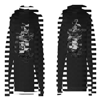 Banjo Squirrel Bluegrass Banjo Player Squirrel Playing Banjo Long Sleeve T-Shirt | Seseable FR