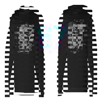 Baseball Ice Cream Drip 67 Mermaid Six Seven Meme Long Sleeve T-Shirt | Mazezy