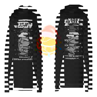 Basketball Player Christmas Hat Lights Ball Dear Santa Long Sleeve T-Shirt - Thegiftio