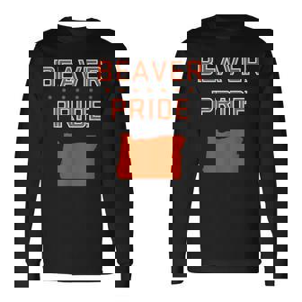 Beaver Pride Oregon State Long Sleeve T-Shirt | Mazezy