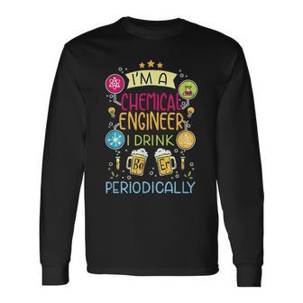 Bebida Química Cerveza Laboratorio Experimento Ingeniero Químico Camiseta de manga larga - Regaloses