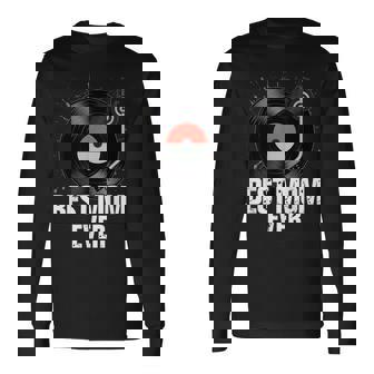 Best Mom Vinyl Records Long Sleeve T-Shirt | Mazezy