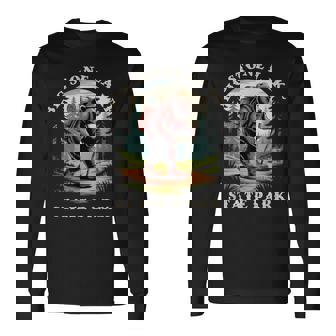 Big Stone Lake State Park Minnesota Hiking Adventure Bear Long Sleeve T-Shirt | Mazezy