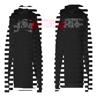 Bigtone Gap バージニアa ヴィンテージ スポーツデザイン レッドデザイン 長袖Tシャツ - Kawaiitshirt