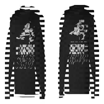 Biking Since 1990 Bicycle In The Jump Tank Top Long Sleeve T-Shirt | Mazezy