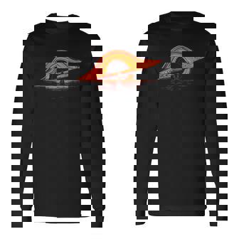 Black Hole Physics- Astrophysics Physic Graphic Astronaut Long Sleeve T-Shirt | Seseable CA