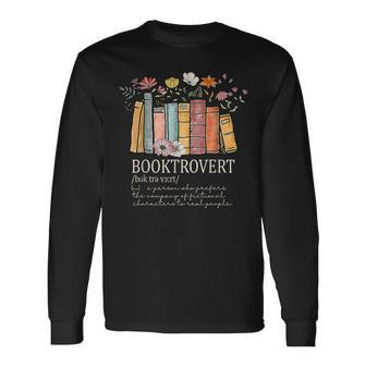 Booktrovert Cozy Book Lover Lustiges Buch Nerd Literarischer Humor Langarmshirts - Geschenkecke