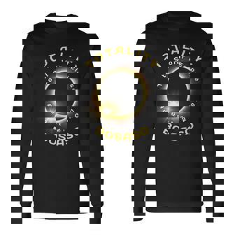 Bosaso Somalia Total Solar Eclipse August 2 2027 Souvenirs Long Sleeve T-Shirt | Mazezy