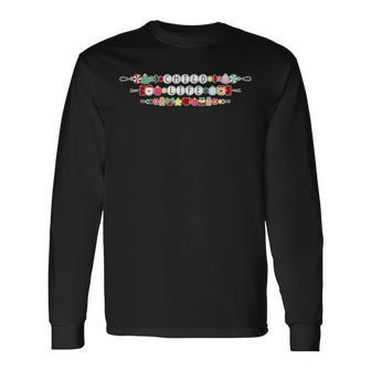 Bracelet Child Life Specialist Christmas CCLS Play Therapy Long Sleeve T-Shirt | Mazezy