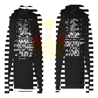 Bridge King Bridge Jeu De Cartes T-shirt à manches longues - Cadeauxyz