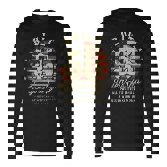 Built 55 Years Ago 55Th Birthday Usa Flag Long Sleeve T-Shirt | Seseable FR