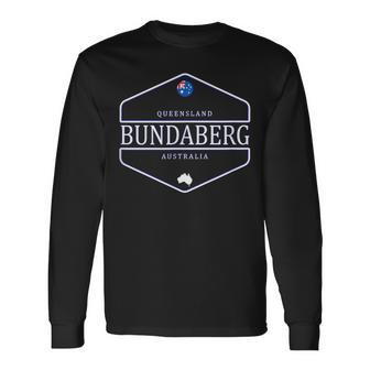 Bundaberg Australia バンダバーグ クイーンズランド オーストラリア 長袖Tシャツ - Kawaiitshirt
