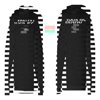 Burkina Faso Flag Country Nation Tank Top Long Sleeve T-Shirt | Mazezy