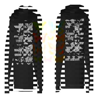 Butterfly Collection Tee For Anyone Who Loves Butterflies Long Sleeve T-Shirt | Mazezy