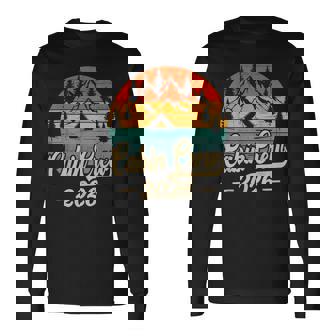 Cabin Crew 2026 Cabin Group Vacation Mountain Friends Trip Long Sleeve T-Shirt - Monsterry