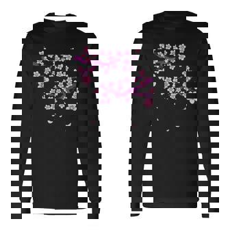 Cadeau De Fleurs De Cerisier Japonais T-shirt à manches longues - Cadeauxyz