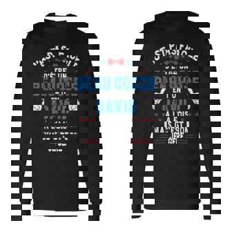 Cadeau De Noël Drôle Pour Homme Beau Gosse David Humour T-shirt à manches longues - Cadeauxyz